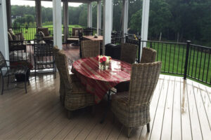 Deck and porch in Great Falls by Reston Painting & Contracting