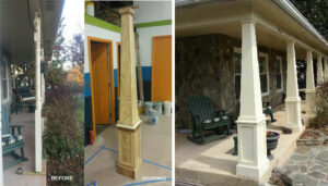 Custom Columns in Sterling by Reston Painting & Contracting